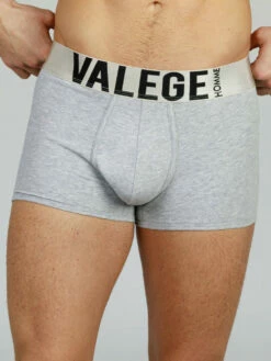 ALBERT Boxer Gris Chiné -Valège Soldes Boutique albert boxer gris chine 2