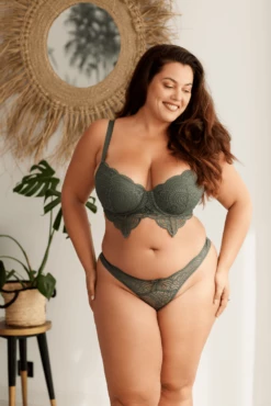 Tanga Berry Kaki -Valège Soldes Boutique berry tanga kaki 2