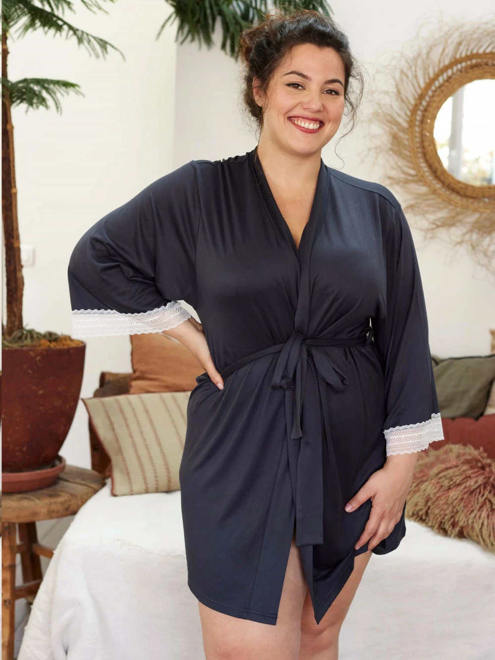 Bloom Taupe Kimono 3 Bloom Taupe Kimono