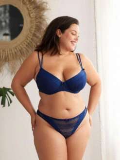 Soutien-gorge à Coques Fines Brooklyn Marine Bonnet C-E -Valège Soldes Boutique brooklyn soutien gorge pad cde marine 2