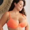 Soutien-gorge à Coques Fines Brooklyn Orange Bonnet C-E -Valège Soldes Boutique brooklyn soutien gorge pad cde orange