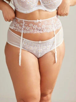 Porte-jarretelles Candy Blanc Soleil