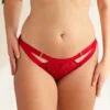 Carlota Rouge Baiser Culotte Sexy 1 Carlota Rouge Baiser Culotte Sexy -Valège Soldes Boutique carlota culotte rouge baiser