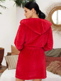 Chamonix Rouge Peignoir -Valège Soldes Boutique chamonix peignoir 2