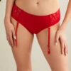 Tanga Cherie ROUGE BAISER -Valège Soldes Boutique cherie tanga rouge baiser