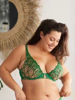 Soutien-gorge à Armatures Crazy VERT Bonnet B-E -Valège Soldes Boutique crazy soutien gorge aa bcde vert 3