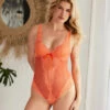 Body Dahalia Orange Bonnet B-E 2 Body Dahalia Orange Bonnet B-E -Valège Soldes Boutique dahalia body bcde orange