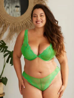 Soutien-gorge Push Up Dahalia Menthe Bonnet B-E -Valège Soldes Boutique dahalia soutien gorge pushbcde menthe 2