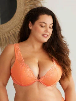 Soutien-gorge Push Up Dahalia Orange Bonnet B-E
