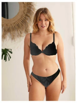 Deesse Noir Tanga -Valège Soldes Boutique deesse tanga 5