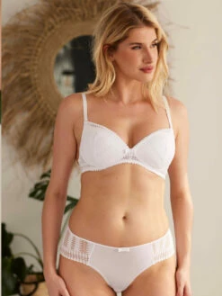 Soutien-gorge Coques Fines Douceur Blanc Bonnet B-D -Valège Soldes Boutique douceur soutien gorge pad bcd blanc 2