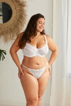 Soutien-gorge à Armatures Bonnet EFG Falone Blanc -Valège Soldes Boutique falone soutien gorge aa defg blanc 2