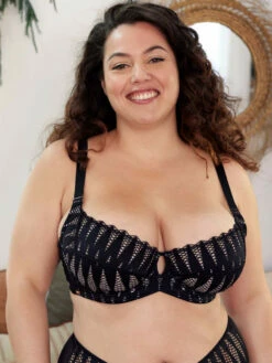 FANTASK Noir Nude Soutien-gorge à Armatures DEFG -Valège Soldes Boutique fantask noir nude soutien gorge a armature defg 1