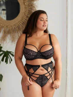 Porte-jarretelles Fizzy Noir -Valège Soldes Boutique fizzy porte jarretelles noir 2