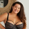 Soutien-gorge à Armatures Fizzy Noir Bonnet D-E -Valège Soldes Boutique fizzy soutien gorge aa de noir