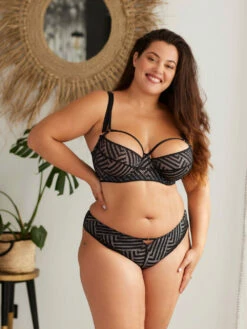 Soutien-gorge à Armatures Fizzy Noir Bonnet D-E -Valège Soldes Boutique fizzy soutien gorge aa de noir 2