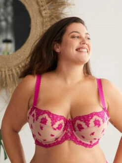 Soutien-gorge à Armatures Flamingo Camelia Tatoo Bonnet E-F