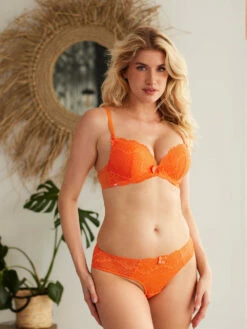 Soutien-gorge Push Up Flirty Orange Bonnet B-C -Valège Soldes Boutique flirty soutien gorge push bc orange 2