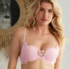 Soutien-gorge Push Up Flora Rose Bonnet B-D -Valège Soldes Boutique flora soutien gorge push bcd rose