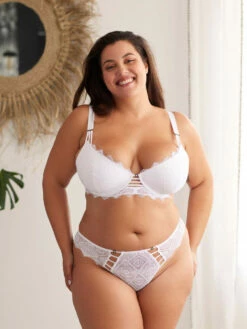 Tanga Maya Blanc -Valège Soldes Boutique maya tanga blanc 2