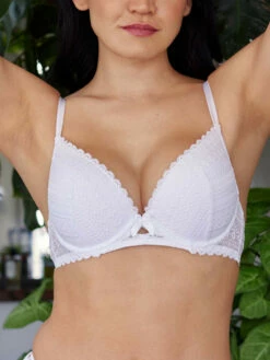 MIMI Blanc Soutien-gorge Push-up ABCD -Valège Soldes Boutique mimi blanc soutien gorge push up abcd 1