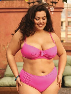 Culotte Haute De Bain Fame Fushia