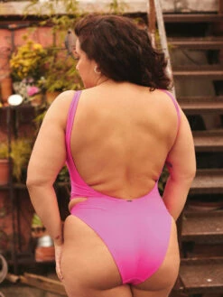 Maillot De Bain 1 Piece Hawai Fushia -Valège Soldes Boutique poolhawai 1pc fushia 2