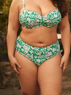 Culotte Haute De Bain Myko Imprimé Fleurs -Valège Soldes Boutique poolmyko mb culotte haute imp fleur 1