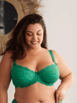 Soutien-gorge à Coques Fines Bonnet BCDEF Ross Vert -Valège Soldes Boutique ross soutien gorge pad bcdef vert 2