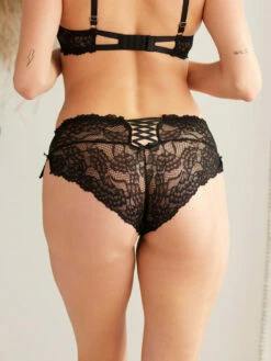 Ryana Noir Camelia Shorty -Valège Soldes Boutique ryana shorty noir camelia 2