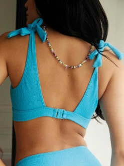 SWIMBILBAO Turquoise Maillot De Bain Haut -Valège Soldes Boutique swimbilbao mb haut smlxl 2