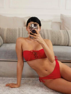 SWIMCHERIE Tomato Maillot De Bain Haut