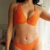 SWIMDAHALIA Tangerine Maillot De Bain Haut Push Up -Valège Soldes Boutique swimdahalia tangerine maillot de bain haut push up
