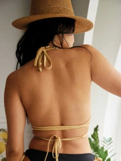 SWIMIBIZA Noir Gold Maillot De Bain Haut -Valège Soldes Boutique swimibiza mb haut smlxl 4