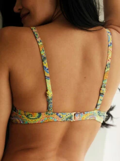 SWIMTULUM Imprimé Turquoise Maillot De Bain Haut -Valège Soldes Boutique swimtulum imprime turquoise maillot de bain haut smlxl 2